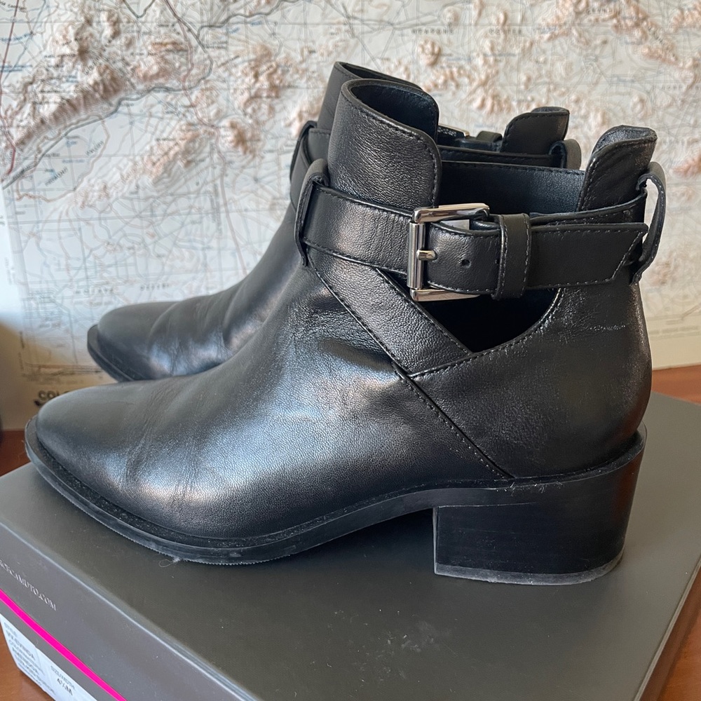 And Other Stories Cut Out Leather Boots